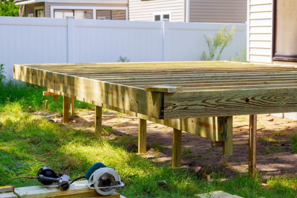 Elevated Deck Installation in Woodbridge