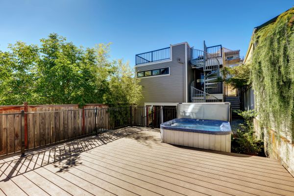 Hot Tub Deck Installation in Woodbridge