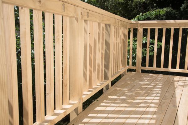 Pine Deck Installation in Woodbridge